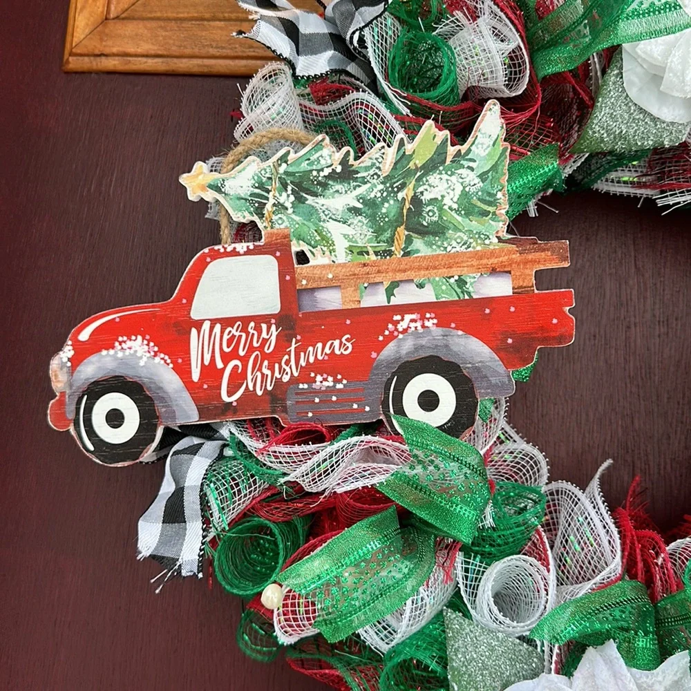 Handcrafted Christmas Holiday Wreath